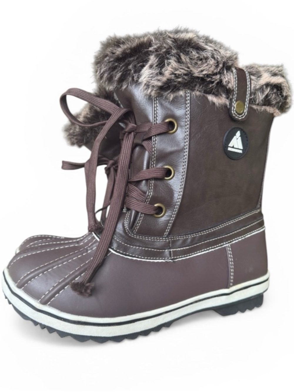 MISHANSHA ladies Brown brand NWOT size 9 1/2 winter boots